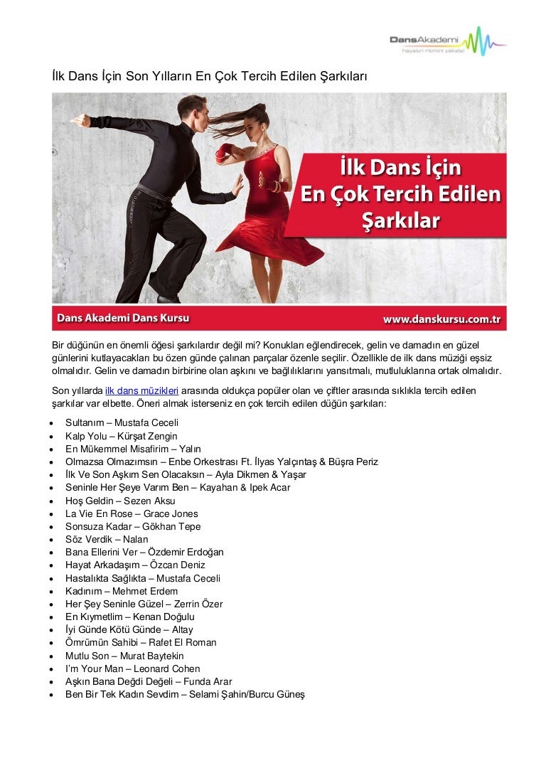 Romantik Dans Şarkıları Romantik Dans Şarkıları
